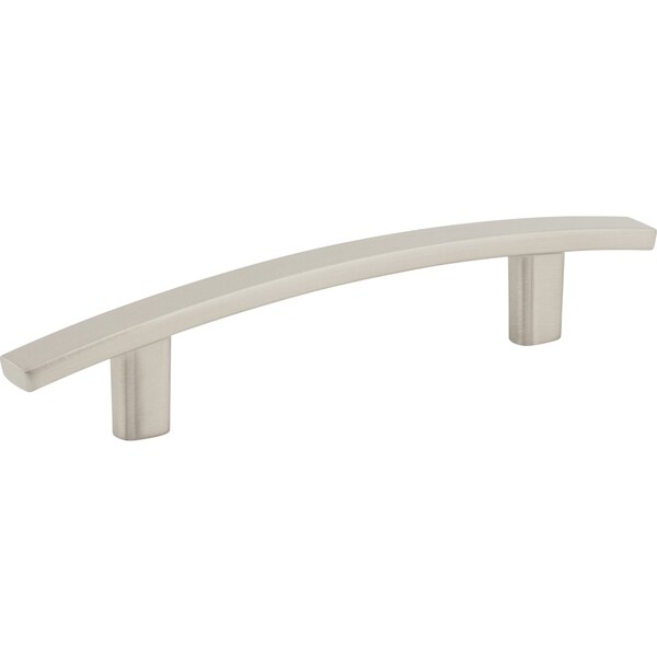 Elements 96 mm Center-to-Center Satin Nickel Square Thatcher Cabinet Bar Pull 859-96SN - main